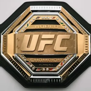 UFC Championship Belt - Premium Gold Plated Adult Size Replica - 100% Genuine Cowhide Leather