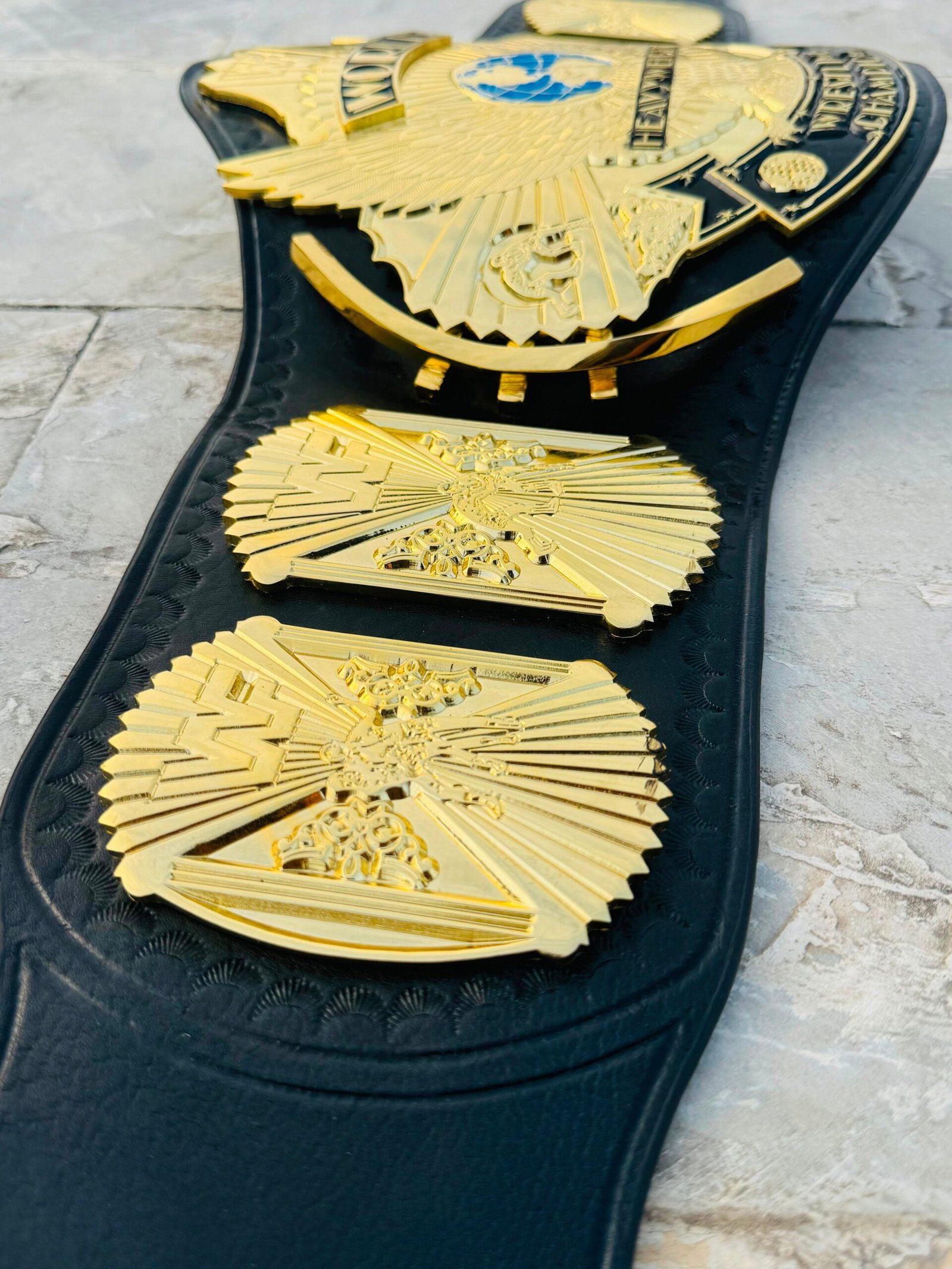 WhatsApp_Image_2026-06-06_at_6.11.41_AM Wwf Premium CNC 3D Winged Eagle Championship Wrestling Belt Adults Size 4MM 24K Gold Real Hand Tooling Leather - Image 5