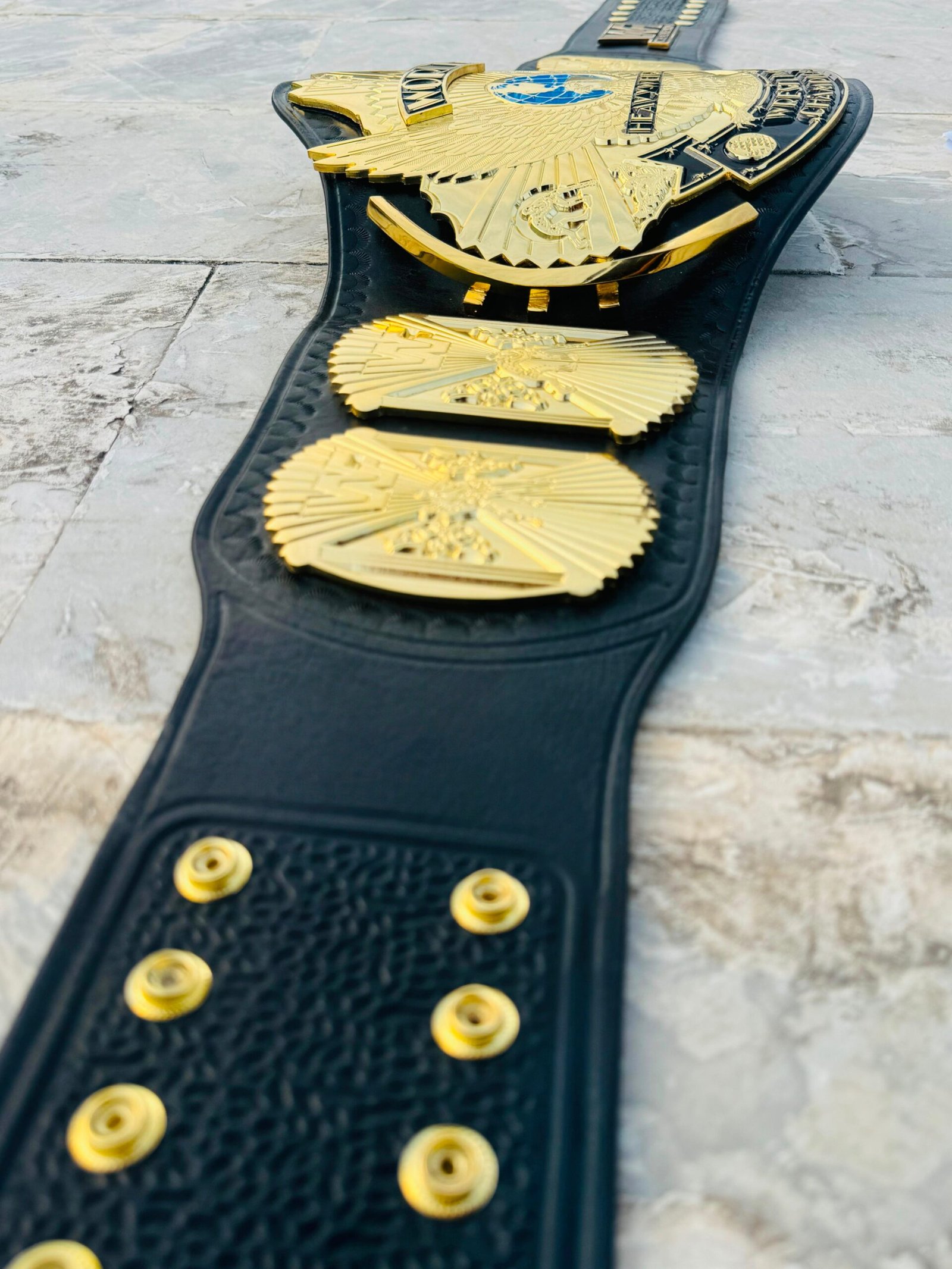 WhatsApp_Image_2026-06-06_at_6.11.43_AM Wwf Premium CNC 3D Winged Eagle Championship Wrestling Belt Adults Size 4MM 24K Gold Real Hand Tooling Leather - Image 7