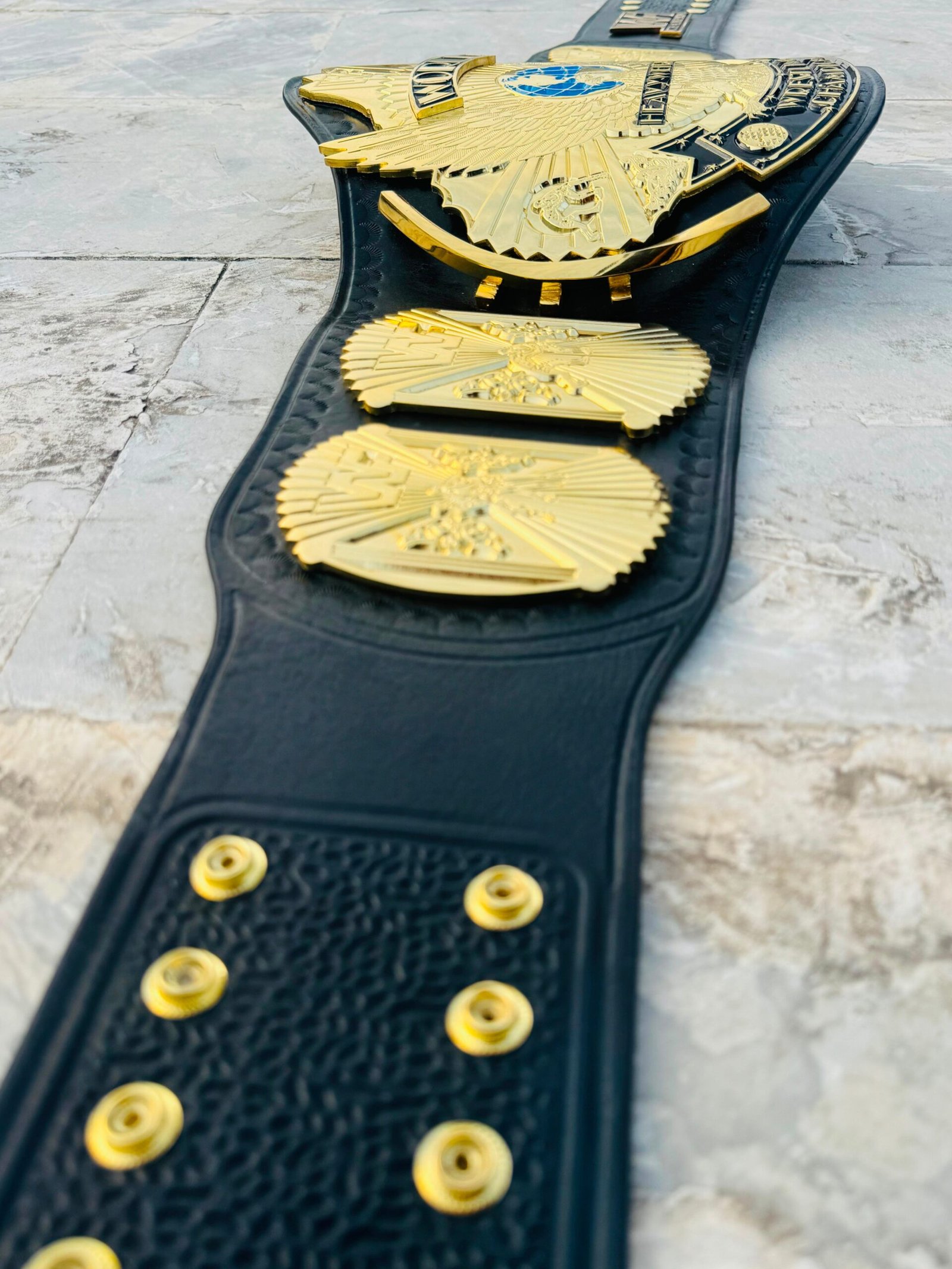 WhatsApp_Image_2026-06-06_at_6.11.46_AM Wwf Premium CNC 3D Winged Eagle Championship Wrestling Belt Adults Size 4MM 24K Gold Real Hand Tooling Leather - Image 6