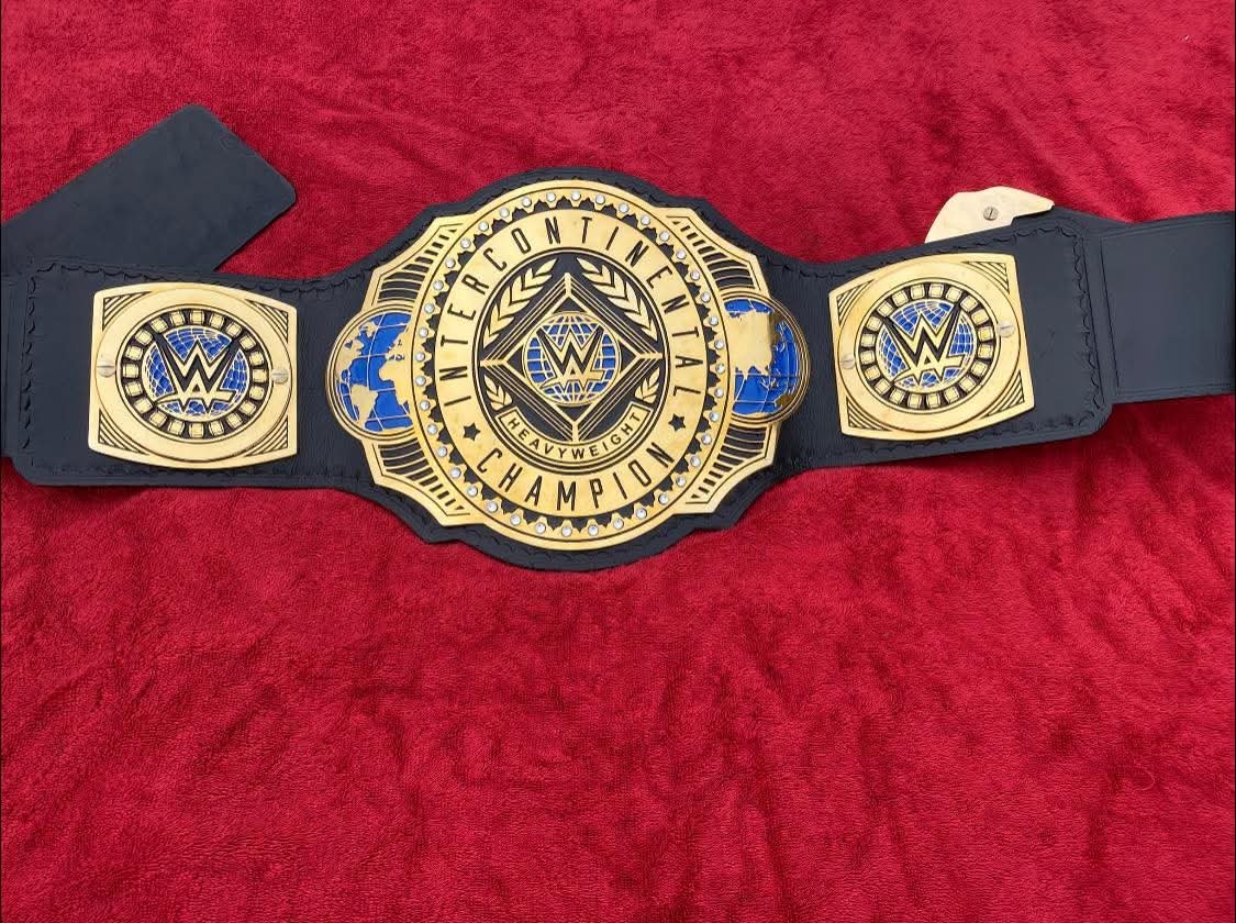aa_3_12553489-1d70-4ac4-8eeb-cb064482506f WWE NEW INTERCONTINENTAL CHAMPIONSHIP WRESTLING REPLICA TITLE BELT 4MM ZINC ADULT - Image 3