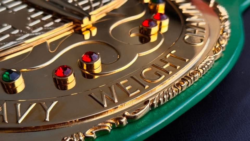ad_9 Premium CNC 3D Big Green 4MM 24K Gold Real Hand Tooling Leather - Image 10