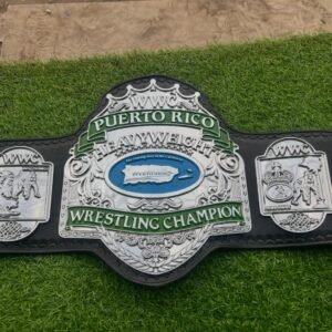Premium CNC 3D WWC Puerto Rico Heavyweight Championship belt 4MM Adult Size Real Leather Hand Tooling