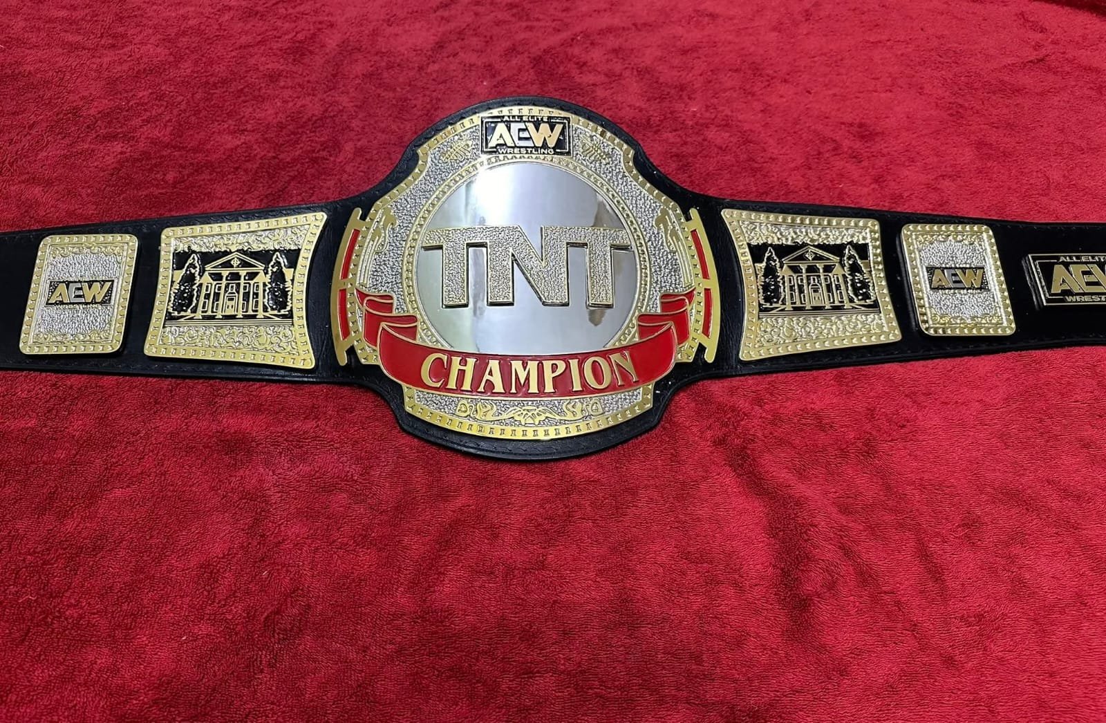 ao_3_9f56af3e-9a8f-4ac6-b95d-f074741237ad-1 AEW TNT Championship Replica Belt - 4mm Dual Plated Metal - 6mm Genuine Cowhide Leather Strap - Adult Size All Elite Wrestling TNT Title