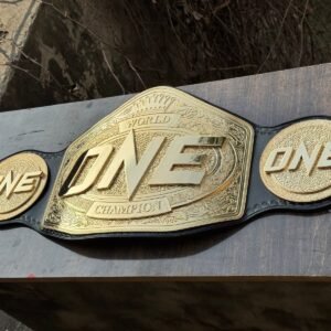 Premium CNC 3D ONE Heavyweight MMA Title Belt 24K Gold 4MM