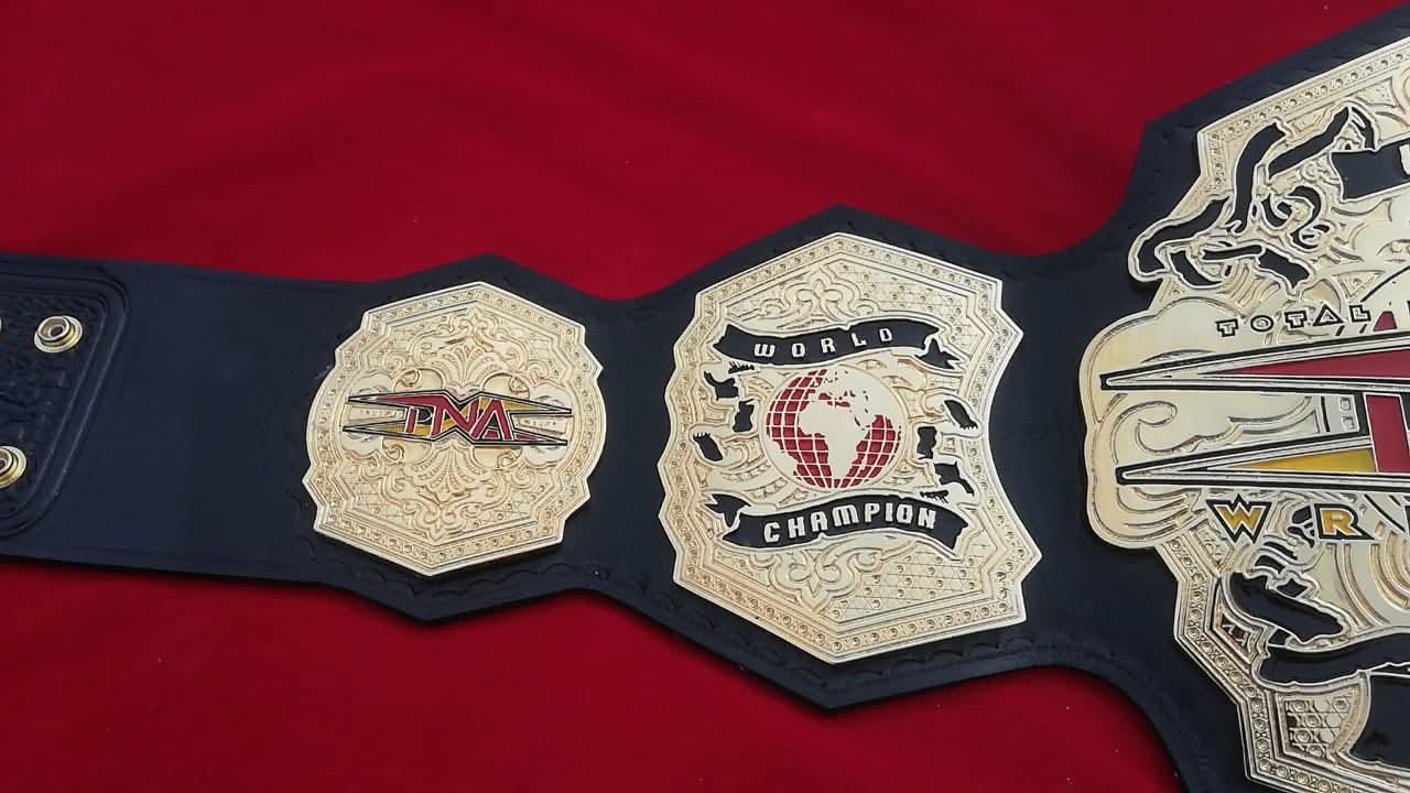 ar_2_f5ec31d0-356a-4c62-8226-b2084c3f6c0b TNA International World Championship Replica | 4mm Zinc - 24k Gold– Black Leather Straps - Image 3
