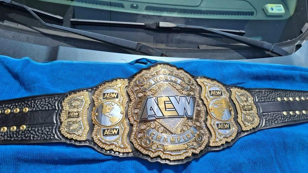 b_1_d7720871-cc87-43d9-9d08-0a3808d814d8 Premium CNC 3D AEW World Championship Replica Belt | 4mm Zinc – Silver and Gold Plated with 4-Layer Stacked Design - Image 2