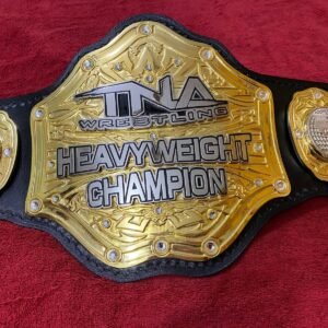TNA Heavyweight Wrestling Champion Belt 4MM ZINC Plates Adult Size 2 Layers