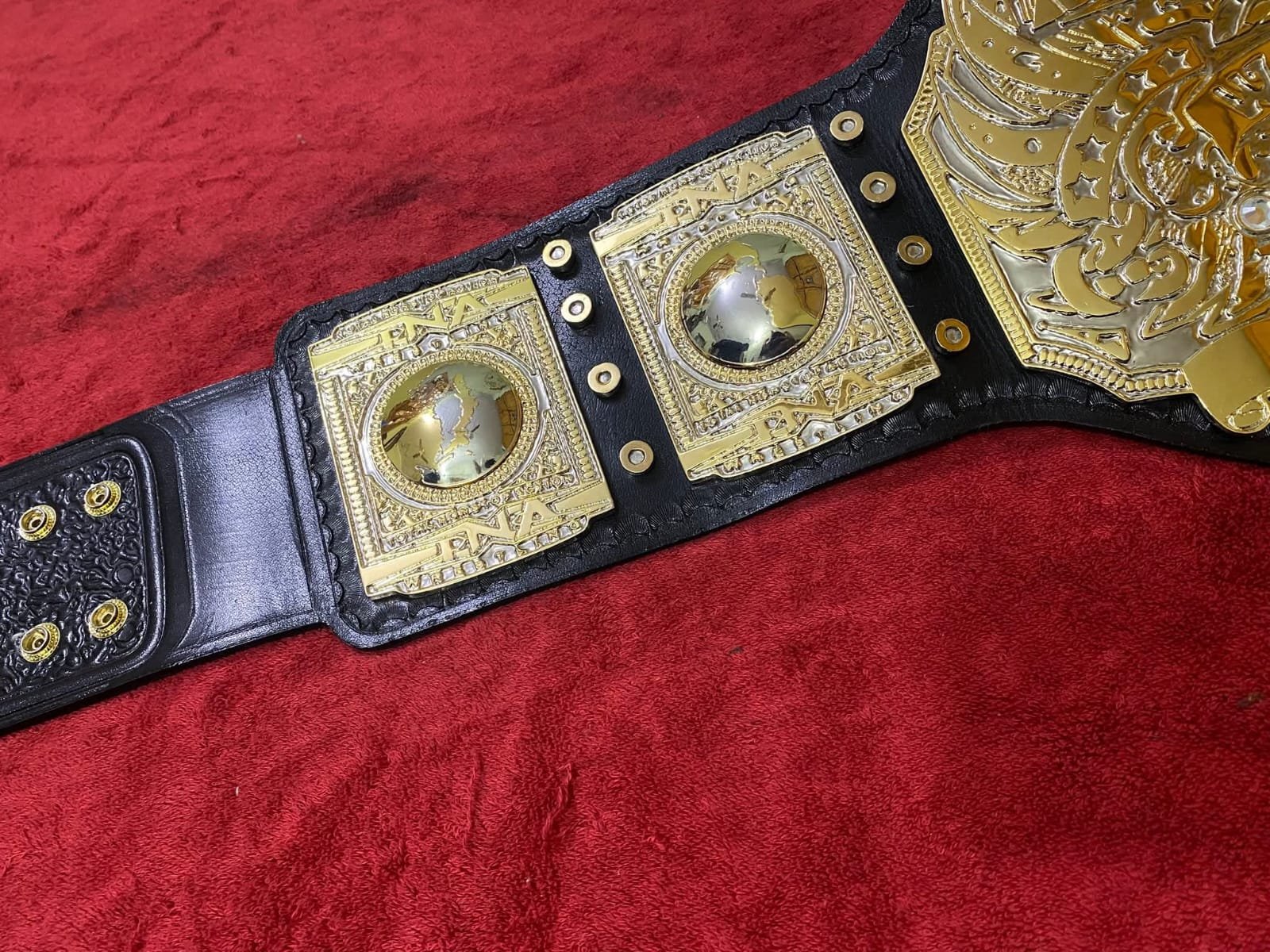 bf_2_ca501724-6e6f-474d-927b-1b4b92ffb724 TNA World Heavyweight Wrestling Champion Belt 4MM ZINC Plates Adult Size - Image 2