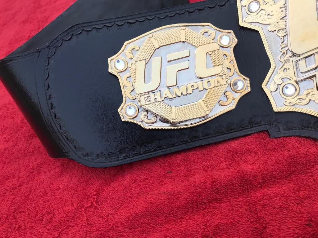 bh_3 UFC ULTIMATE FIGHTING CHAMPIONSHIP TITLE BELT 4 MM Dual Plate Duble layer