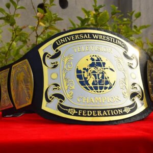 UWF Television Wrestling Championship REPLICA TITLE BELT 2mm Brass Adults Size