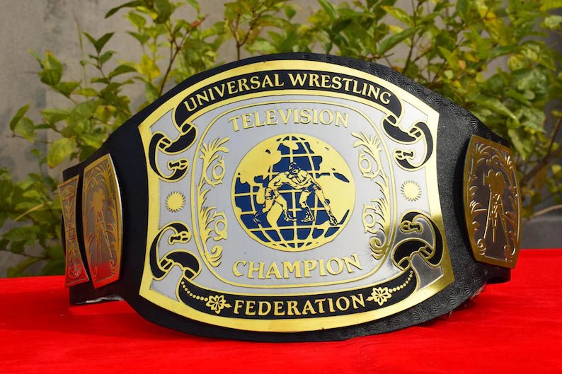 il_794xN.7288475085_8cds_1 UWF Television Wrestling Championship REPLICA TITLE BELT 2mm Brass Adults Size