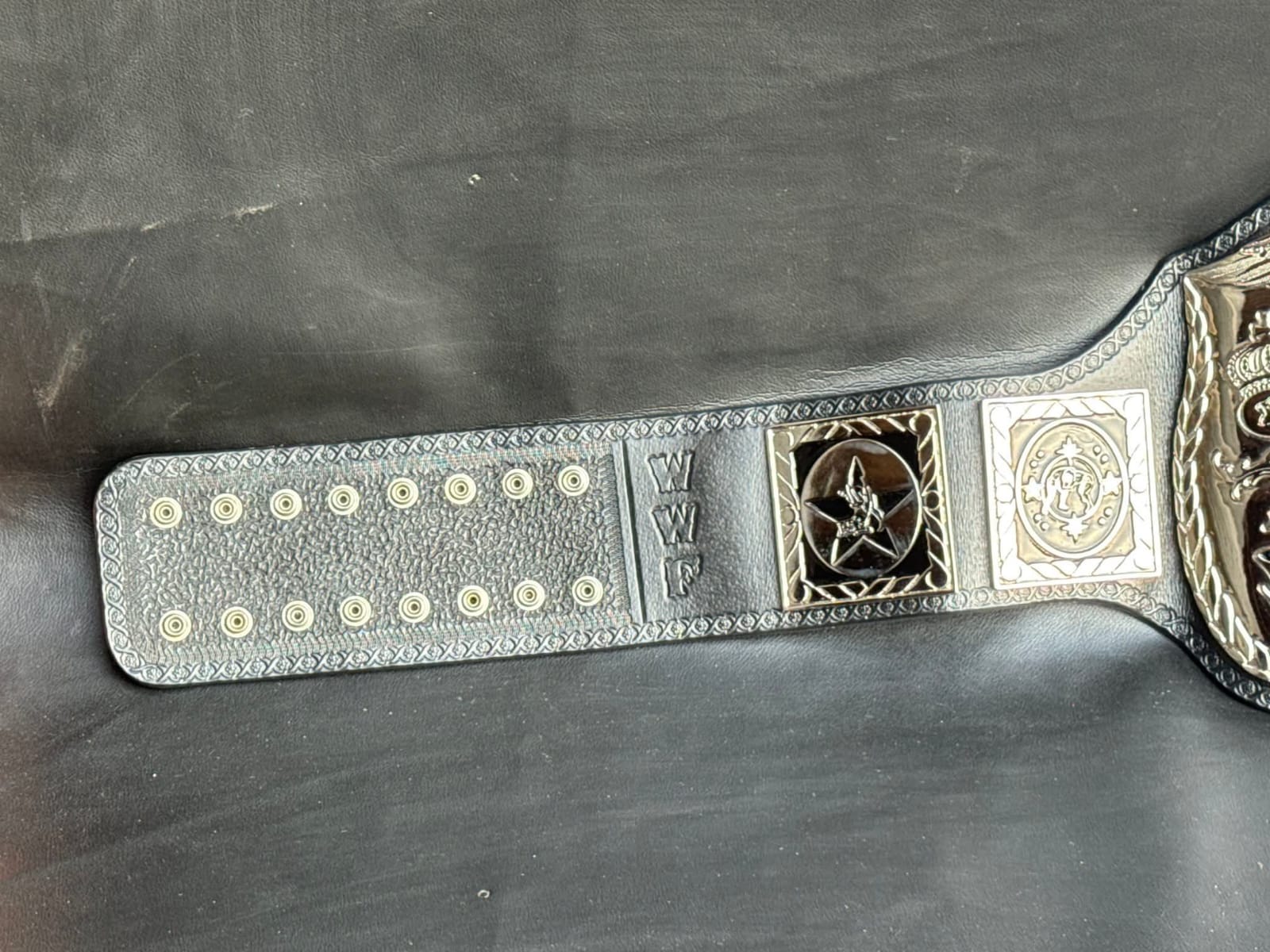 l_3 Premium CNC 3D British Bulldog WWF Tag Team Championship Title Belt – 4MM Zinc Nickle Replica - Image 3