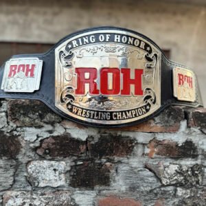 ROH Of RING HONOR Wrestling Championship Belt| 4MM Zinc Chrome Plated