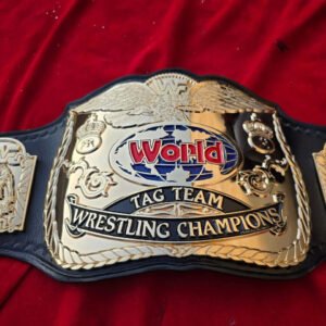 Wwf Premium CNC 3D World Tag Team Championship Belt CNC Detailed – 24K Gold Plated Replica