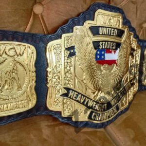 WCW UNITED STATES CHAMPIONSHIP Replica Belt 1999 BY Figures Toy Company signed