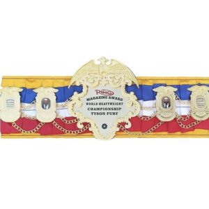 Ring Magazine Boxing Belt - Tyson Fury Replica Hand Crafted Belt