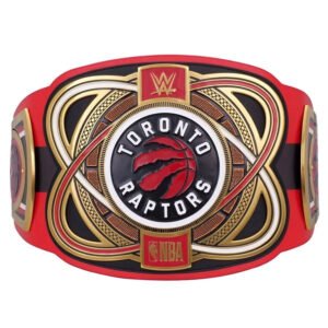 Toronto Raptors NBA 2mm Championship Belt Gold Plated Real Leather