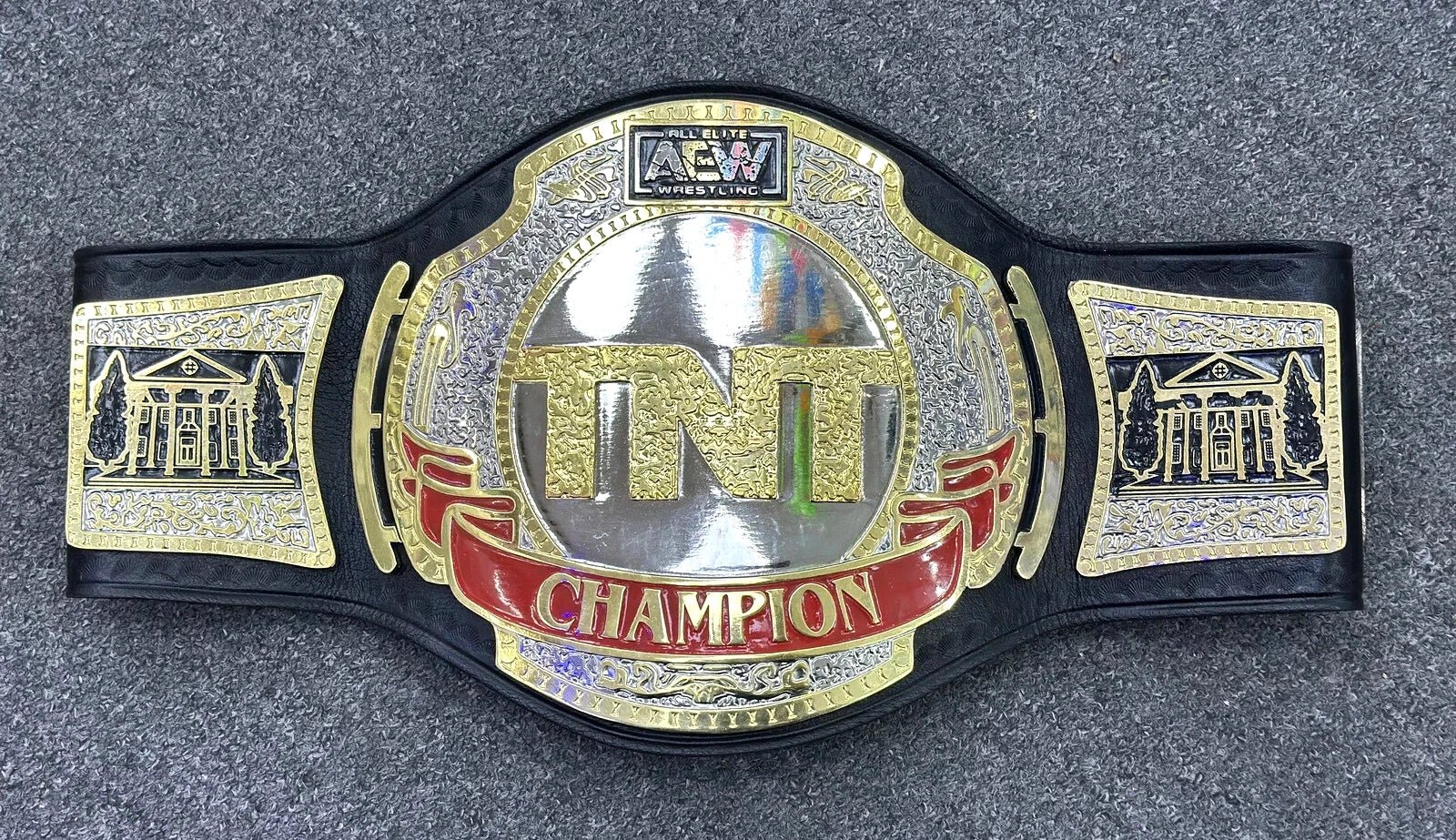 s-l1600_14_50b78d34-df4a-4808-9d50-afd867de03d8 All Elite AEW TNT Wrestling Championship Replica Title Belt Adult Size 2mm Brass - Free Shipping - Genuine Leather Strap