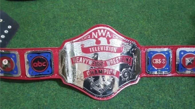 s-l1600_18 New NWA Television Heavyweight Wrestling Championship Belt Replica RED Adult 2mm Brass