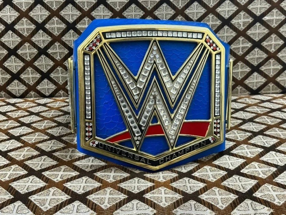 s-l1600_1_2d3119a7-c9db-4a02-949a-7c0096442701 WWE Blue Universal Heavy Weight Championship Replica Title Belt Blue Adult Size 4mm Zinc - Image 5