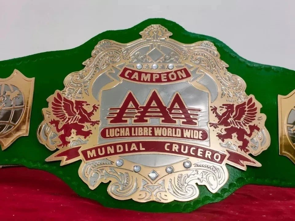 s-l1600_22_0438aba7-71e3-4217-8feb-6f241f899445 AAA LUCHA LIBRE WORLD WIDE MUNDIAL CRUCERO WRESTLING CHAMPIONSHIP REPLICA BELT 4MM