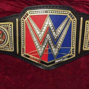 WWE Raw vs Smackdown HeavyWeight Wrestling Championship Belt Replica Real leather 2MM Brass