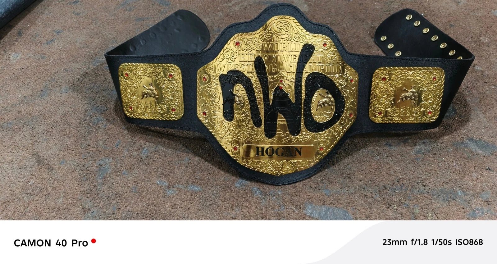 s-l1600_24 NWO Hulk Hogan Big Gold NWO Championship Belt 2MM Brass - Real Leather Strap - Free Shipping