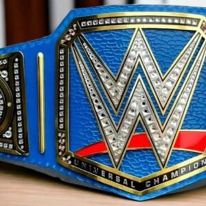 WWE Blue Universal Championship Replica Title Belt Brass 2MM Brass Adult Size
