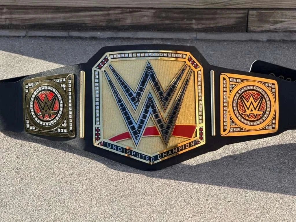 s-l1600_26 WWE Undisputed World Heavyweight Championship Wrestling Replica Belt 2MM Brass - Image 4