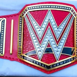 WWE Universal-Championship-Belt-Adult-Size-wrestling-Raplica Belt Red 2MM Brass