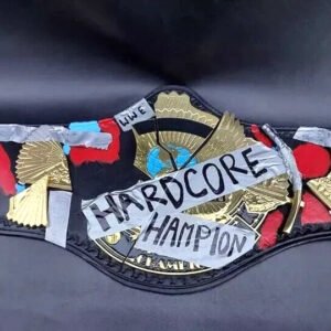 WWE Hardcore Wrestling Championship Title Belt Replica Adult Size Hardcore Belt 2mm