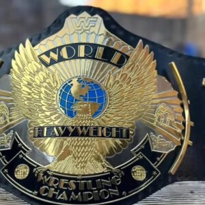 Wwf Dual Winged Eagle Championship Wrestling Replica Title Belt Brass 2MM Adult size