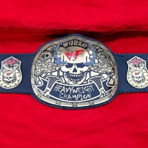 Wwf Smoking Skull Stone Cold World Heavyweight Championship Belt Back Snak Skin 2MM Brass