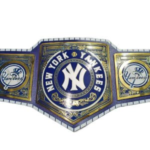 New York NY Yankees World Series Championship Belt Adult Size 2mm Brass