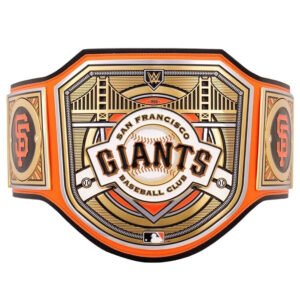 San Francisco Giants MLB 2mm Championship Belt Gold Plated Real Leather