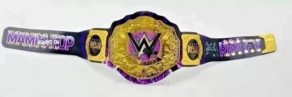 s-l1600_3_2221b9c5-33d6-4f59-95ab-1b49d9293370 WWE New Rhea Ripley Women’s World Championship Replica Title Belt 2MM Brass - Image 2