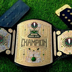 WWE CROWN JEWEL CHAMPIONSHIP TITLE BELT,WRESTLING BELT,4MM,ADULT SIZE