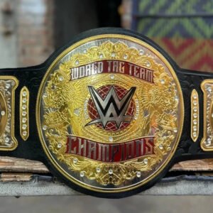 WWE World Tag Team Wrestling Championship Replica Title Belt 2mm Brass Plates