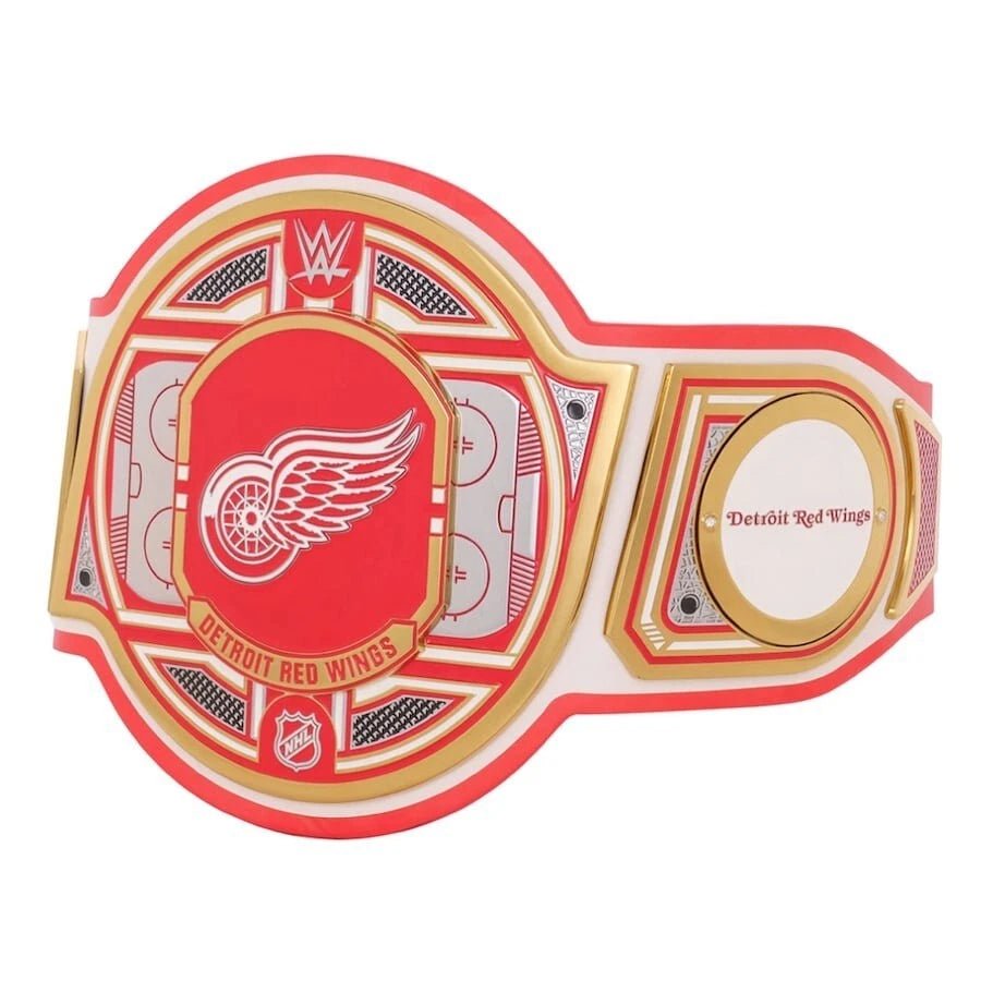 s-l1600_62 Detroit Red Wings NHL 2mm Championship Belt Gold Plated Real Leather - Image 7