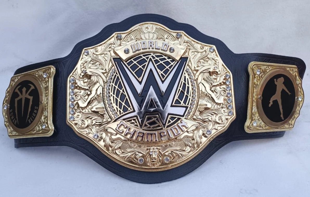 s-l1600_73_b6c002b3-4aef-4ed2-a100-d68d1dd225b1 WWE New World Heavyweight Championship Replica Title Belt 4MM Zinc Withe Roman Reigns - Image 6