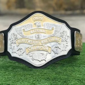 NWA National Heavyweight Championship Belt 2mm Brass Plates Adult Size