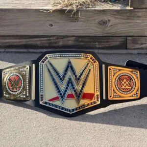 WWE Undisputed World Heavyweight Championship Wrestling Replica Belt 2MM Brass