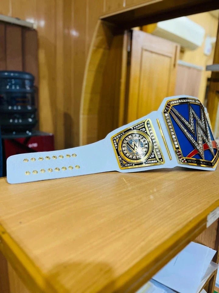 s-l960-2026-05-04T112710.945 WWE Smackdown WOMEN'S CHAMPIONSHIP REPLICA TITLE WRESTLING BELT ADULT SIZE 2MM BRASS - Image 4