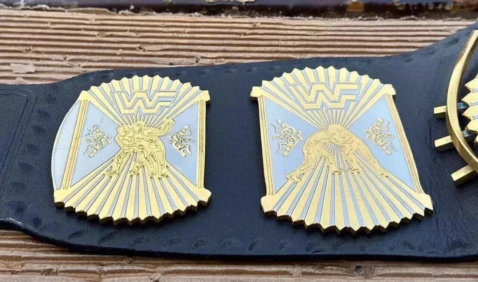 s-l960-2026-05-04T143252.765 Wwf Dual Winged Eagle Championship Wrestling Replica Title Belt Brass 2MM Adult size - Image 3