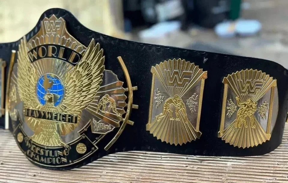 s-l960-2026-05-04T143259.060 Wwf Dual Winged Eagle Championship Wrestling Replica Title Belt Brass 2MM Adult size - Image 4