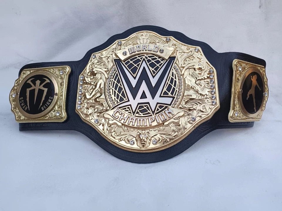 s-l960-2026-05-05T114133.087 WWE New World Heavyweight Championship Replica Title Belt 4MM Zinc Withe Roman Reigns - Image 2