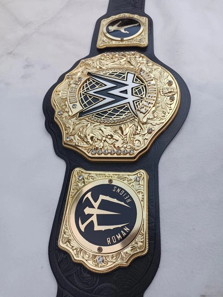 s-l960-2026-05-05T114210.724 WWE New World Heavyweight Championship Replica Title Belt 4MM Zinc Withe Roman Reigns - Image 4