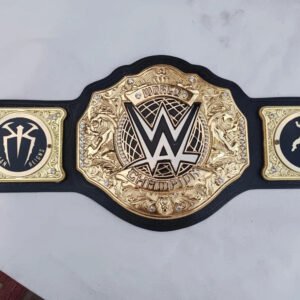 WWE New World Heavyweight Championship Replica Title Belt 4MM Zinc Withe Roman Reigns