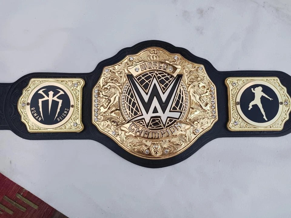 s-l960-2026-05-05T114225.560 WWE New World Heavyweight Championship Replica Title Belt 4MM Zinc Withe Roman Reigns